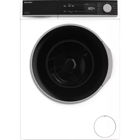 Lavadora de carga frontal de 8 kg, 1400 rpm - ESNFB814AWNA - Sharp -