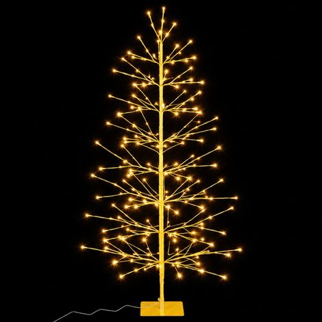 Albero di Natale luminoso giallo 180 cm con 232 LED (1/5)