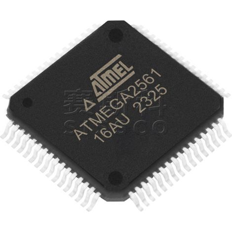 ATMEGA2561-16AU and ATMEGA2561V-8AU electronic components (5 units of each)