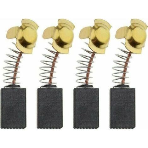 Pair 2 Paires Balais de Charbon Moteur Rechange de Perceuse Filaire Compatibles avec Titan TTB653SDS 1500w SDS Plus, 6x10x16mm-