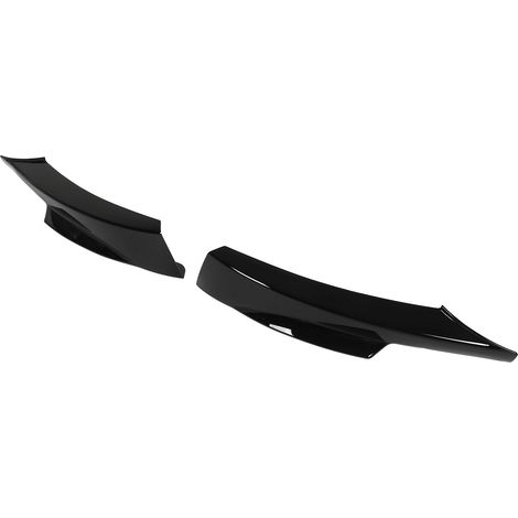 Lèvres de pare-chocs avant, ailerons d'angle de pare-chocs, séparateurs de pare-chocs, protection inférieure de pare-chocs pour BMW E90 M Sport LCI Berline 2009-2012, noir brillant (1/5)