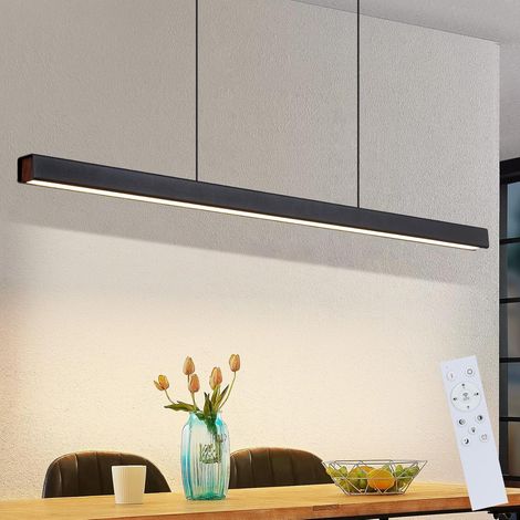 ZMH – Lampe suspendue LED dimmable 37W – 3 températures de couleur – Longueur 108CM – Design moderne pour salle à manger, cuisine, salon (1/5)