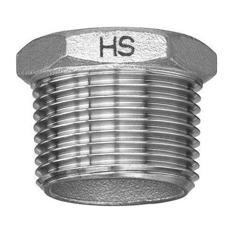 Hermann Schmidt Edelstahl-Reduktionsstück 1" x 3/4" Aussengewinde/Innengewinde (1/5)