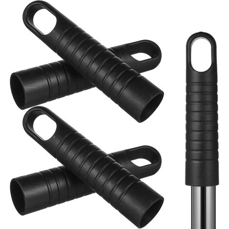 5 Pièces Capuchon De Manche De Vadrouille Avec Trou De Suspension Embout De Manche À Balai Fixation De Poignée Pour Balai Nettoyeur Sol Remplacement Facile À Installer (1/5)