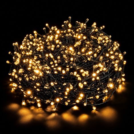 Ad Trend Catena Luminosa Natalizia 400 LED Bianco Caldo con Controller – Decorazione di Natale (1/2)