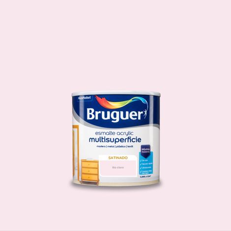 Bruguer-Esmalte acrilico satinado Lila claro 1563 250 Ml
