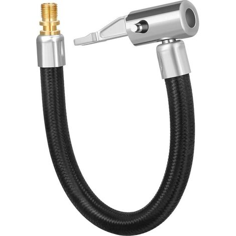 [JAMAIS UTILISÉ]20CM Gonfleur Pneu d'extension Cordon Adaptateur Schrader de Valve de Pneu Extension de Pompe Voiture Tube d'extension de Gonfleur de Pneu pour Voiture Moto Vélo (1/3)