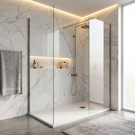 Piatto doccia in resina colore bianco 80x140 cm con griglia e piletta – Showey
