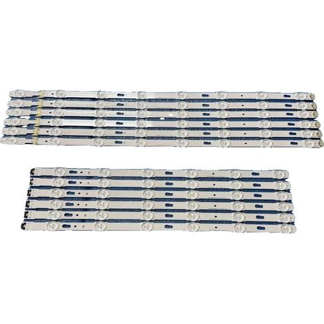 Bandeau LED, Aluminium, Longueur 112,8 cm, Compatibilité V5DU55, UE55JU6050, UE55JU6060 (1/3)