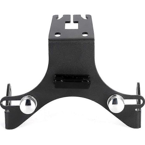 Support solide pour plaque d'immatriculation moto, éliminateur de garde-boue compatible Kawasaki Z1000 2010-2018, accessoire robuste en acier, design épuré pour un look sportif. (1/4)