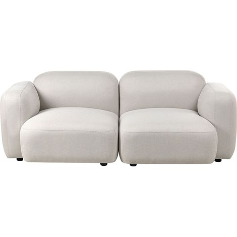 Sofa 3 Seater AFOSS Fabric Light Beige