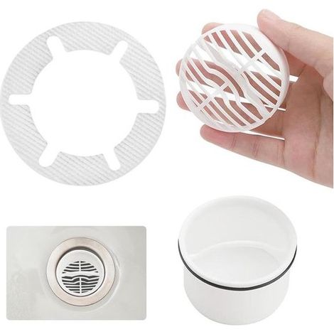 haarsieb-fur-dusche-abflussarmatur-haarfanger-und-ersatzteil-durchmesser-70-mm-siphon-duschablauf-240206753 (1/5)