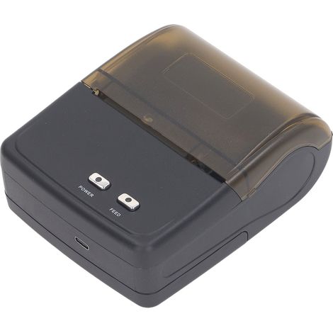 Imprimante Bluetooth miniature 58 mm, imprimante thermique de poche sans fil portable. (1/5)