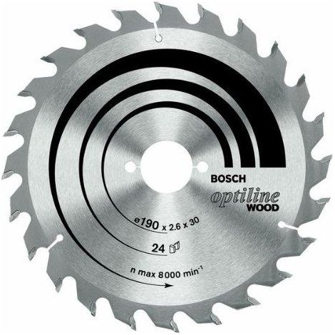 Bosch Optiline Wood lama per sega circolare 140 mm acciaio inox