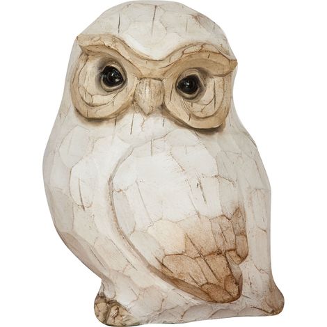 Ornement de hibou 21.5x21.5x28 cm Ornements en céramique peints Hibou porte-bonheur Décoration de la maison
