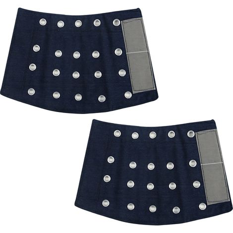 Manchons de bras résistants aux coupures, barres en acier, couche intermédiaire Anti-tricotage, protection contre les rayures pour les travailleurs des usines de verre, bleu (1/5)