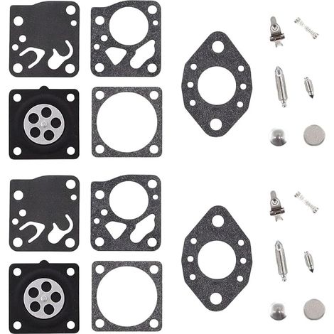 2x Kit de membranes de carburateur, jeu de membranes de réparation pour Stihl 020 024 028 030 031 032 AV HU Tillotson Mc Culloch PM 370, PM 490, Solo 610, 647, RK-13HU, RK-14HU (1/3)