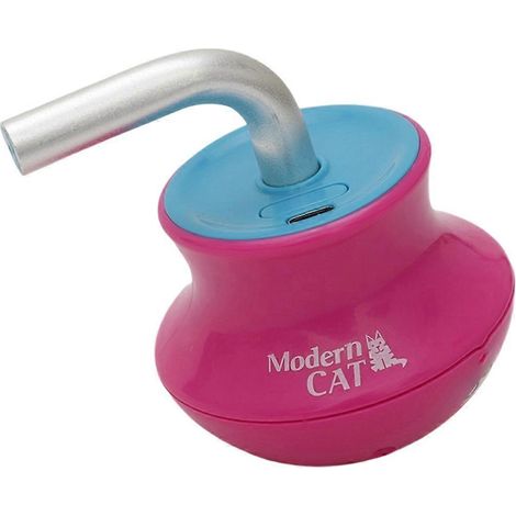 Automatisches 5-in-1-Katzenspielzeug mit federnder Basis und Laser für Wohnungskätzchen, ideal gegen Langeweile und für Spielspaß. (1/5)