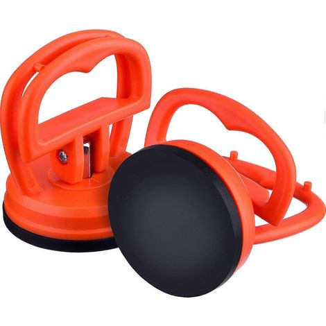 Lot de 2 débosseleurs de 5,5 cm, outil de débosselage orange pour carrosserie de voiture (1/5)