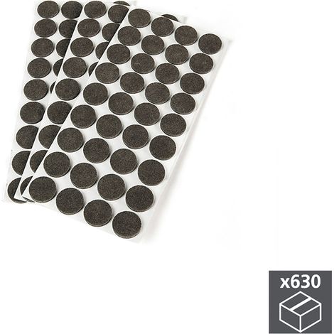 10 buste da 63 feltri autoadesivi circolari Diametro 30 mm 2021416 Emuca EMUCA (1/4)