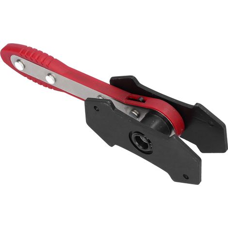 Outil d'installation portable pour l'expansion du piston en acier d'étrier de frein de voiture avec rotation à 360 degrés (rouge) (1/5)