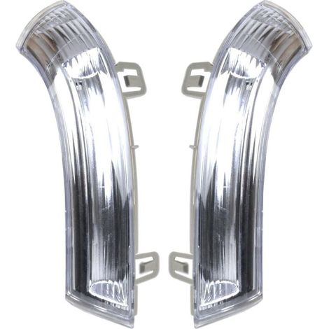 Lntyq Pour VW Golf 5 6 Passat 3BG 3C Sharan Clignotant Rétro Répétiteur Cristal Gauche