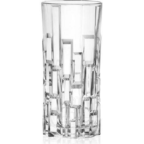 RCR Cristalleria Italiana Bicchieri Etna - HB - Set da 6 Pz Long Drink in Vetro