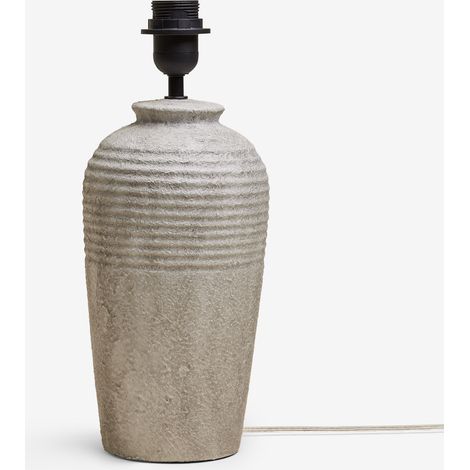 Socle pour lampe de table ↑30 cm en céramique Taissa SKLUM Gris Sable