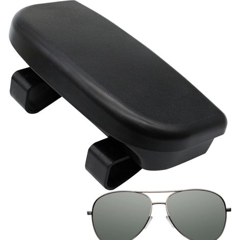 Scatola portaoggetti per aletta parasole auto - Scatola portaoggetti per occhiali da auto - Scatola portaoggetti per occhiali e accessori per auto (1/5)