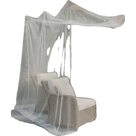 Mosquitera, 300 x 300 x 250 cm, Puerta individual, Malla 220, Material: Tela, Incluye cremallera y cordones (1/5)