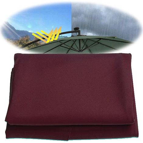 Canopy (300cm) 6 Rib Cloth for Garden/Patio/Pool/Terrace Parasol Replacement Umbrella Cover (1/5)