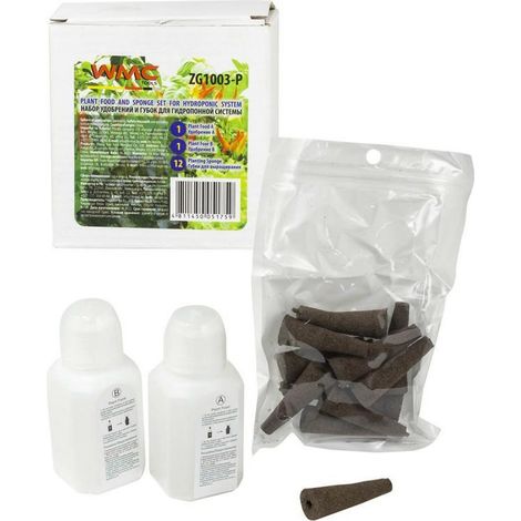 Kit engrais ledvance wmc-zg1003-p 12 éponges hydroponique