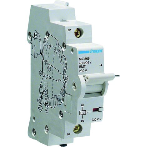 Bobine manque tension 230V AC HAGER MZ206 (1/3)