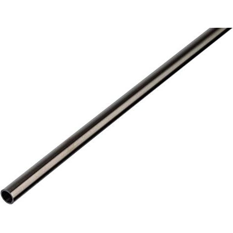 Alberts 487294 Tubo tondo, acciaio inox, 1000 x 18 x 1 mm (1/2)