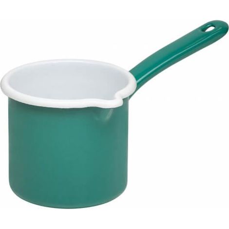 Cacerola esmaltada Riess con asa 12 cm Nature verde (1/3)