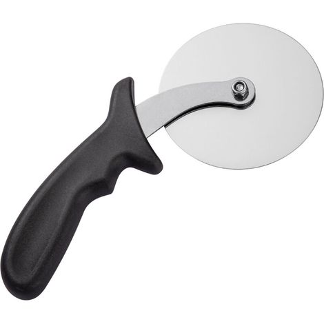 Taglia pizza, affettatrice in acciaio inox, utensile da cucina con protezione per le dita, per gli amanti della pizza, lavabile in lavastoviglie per una facile pulizia (1/4)