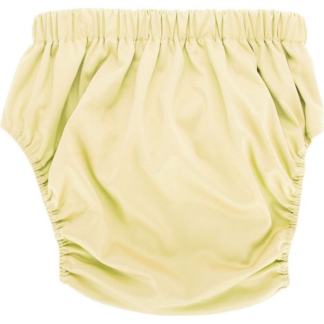 Couche lavable adulte ajustable grande taille, réutilisable et confortable, couleur jaune vif (1/3)