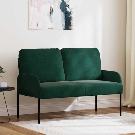Sofas mit Kissen 110cm Dunkelgrün Sperrholz