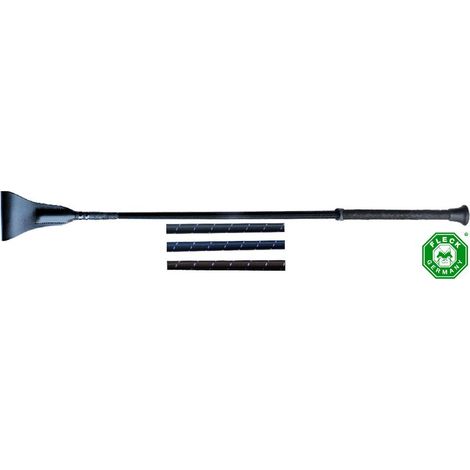 Frustino fleck per equitazione con manico morbido rivestito in nylon
