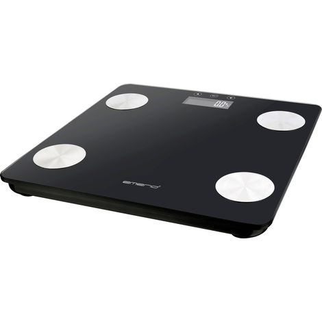 EMERIO BR-125479 Pèse-personne numérique Plage de pesée (max.)=180 kg noir Y192043 (1/5)