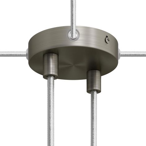 Luminaire creative-cables mini cylindrical rosette 2 trous 4 côtés (1/3)