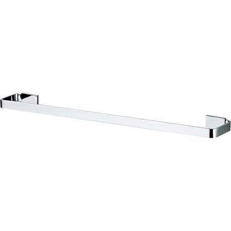 Porte-serviettes mural 57 57 cm en laiton argenté, étagère simple pour serviette, pour salle de bain de maison ou d'hôtel, finition rouille (1/5)