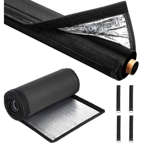 183 x 26 cm - Bâche isolante à 3 couches pour climatisation - 600D - Pour climatisation - Pour cuivre/acier/plastique (1/4)