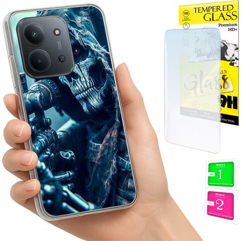 Funda para Xiaomi Redmi 15C 5G 173mm / Poco C85, cubierta trasera de cristal (1/5)