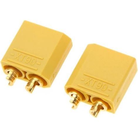 Connecteur de batterie XT90 Ensemble de 10 paires - 4.5mm Mâle Femelle - Plaqué or Banana Fiche (1/4)