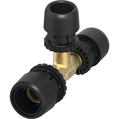 TECE TECElogo-Ax Raccordo a T ridotto Dimensione 25 x 20 x 20, bronzo al silicio, 8803007