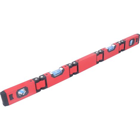 Règle de niveau pliante 28 pouces en aluminium haute précision multifonction avec bulles pour tuyaux escaliers coins (1/5)