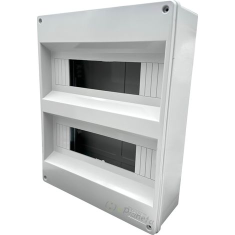 Quadro elettrico centralino senza sportello 12 - 24 moduli din da parete per interruttori (1/5)