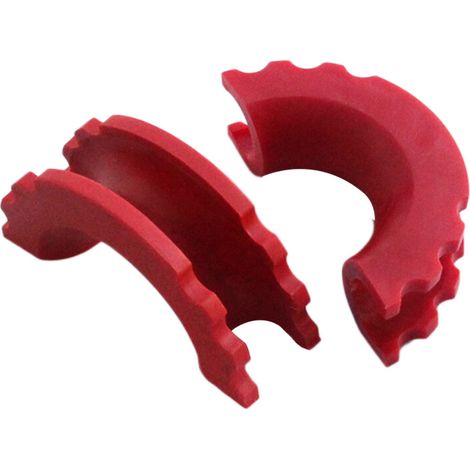6Pièces Caches D-Ring Métalliques Rouges Isolation Anti-Rattlement Suv (1/2)