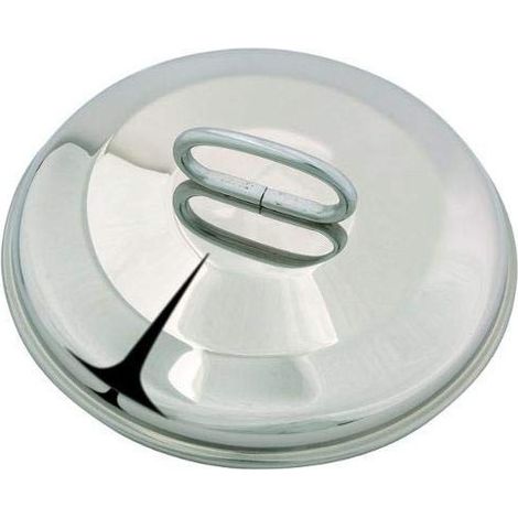 Metalsomma Gewölbter Deckel Dune 24 cm Edelstahl AISI 304